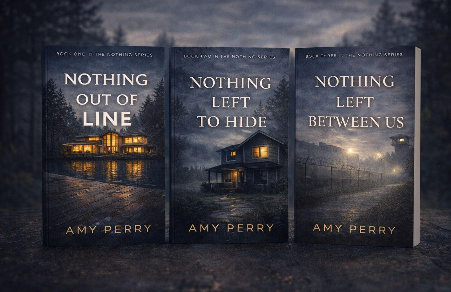 The Nothing series is a psychological thriller trilogy about buried secrets, dangerous truths, and the lives forever changed when the past refuses to stay hidden. Each book peels back another layer of deception, proving that sometimes the most terrifying t